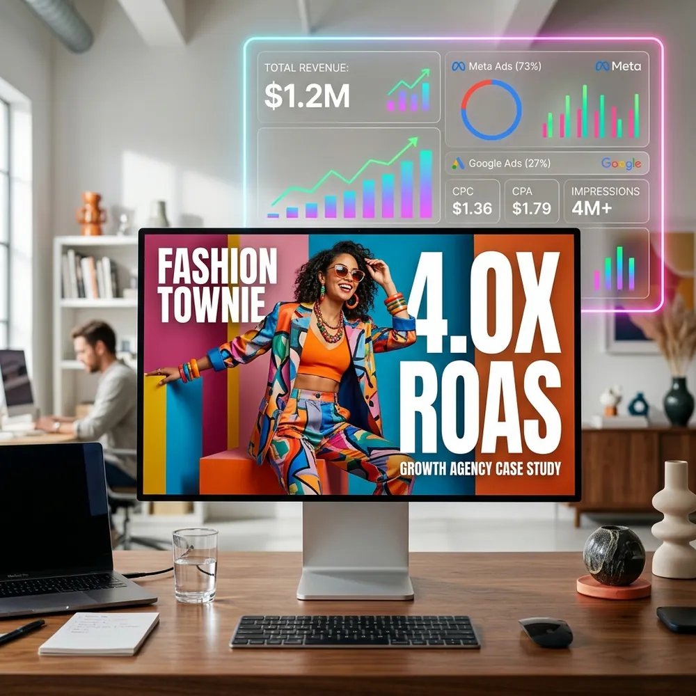 Fashion Townie case study: Search intent plus social discovery.